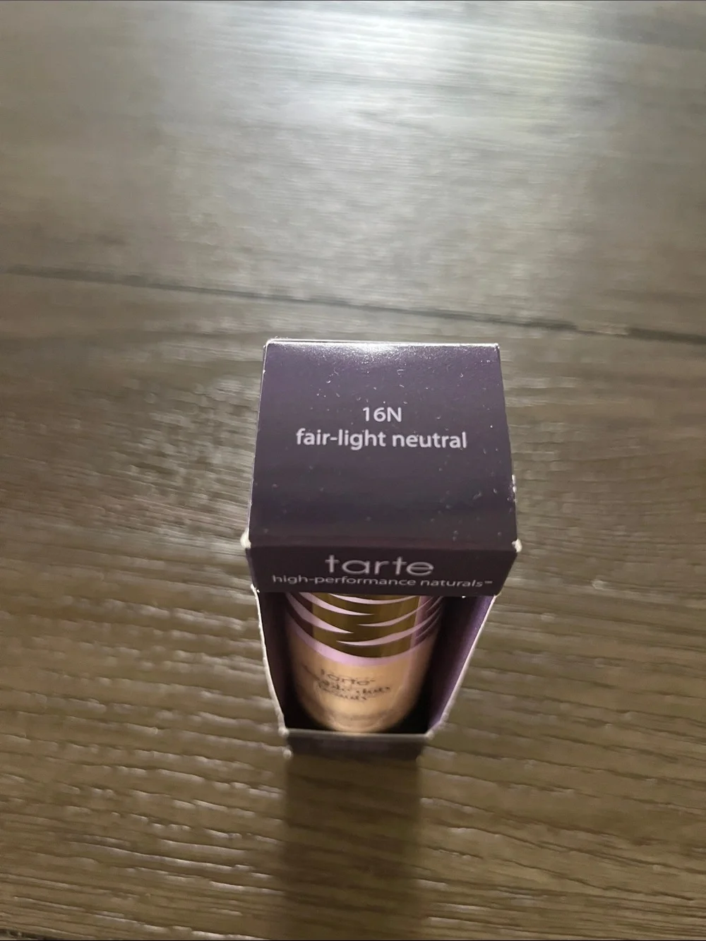 tarte Face Tape Double Duty Beauty Foundation - purple and gold packaging